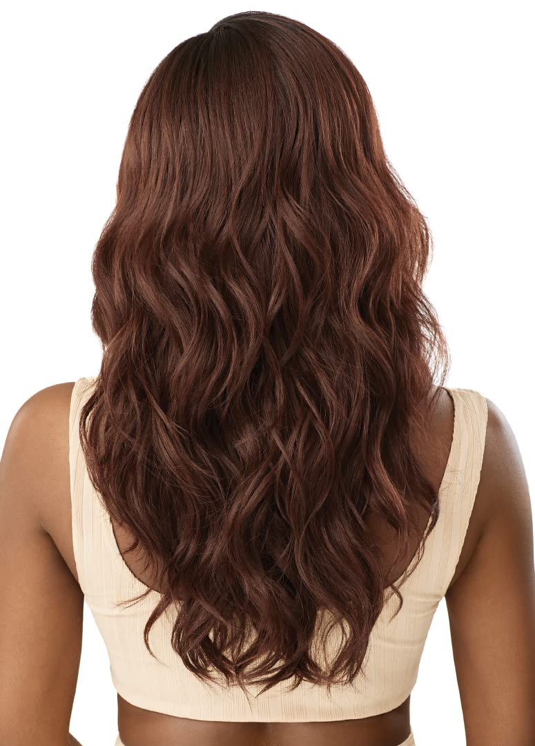 أوتر باروكة شعر أمامية من الدانتيل من Outre - خط شعر مصقول - إليسا (أسود داكن 1B) - Image 3